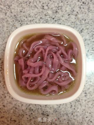 榨菜肉絲紫水晶麵--【傳統的湯麵】新鮮嚐的做法步骤:20