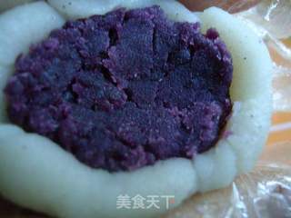 紫薯冰皮月饼的做法步骤:11