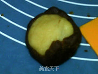 免烤摩卡咖啡月饼的做法步骤:11