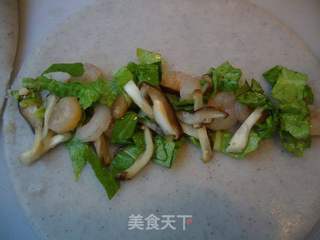 创意Q版香菇虾仁肠粉的做法步骤:9