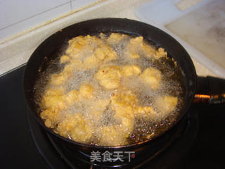 黄花菜蒸酥肉的做法步骤:8