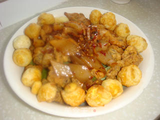 黄花菜蒸酥肉的做法步骤:11