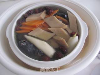 杏鲍菇乌鸡汤的做法步骤:11