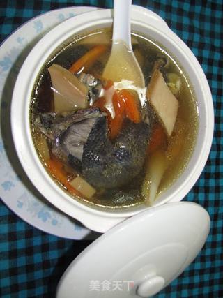 杏鲍菇乌鸡汤的做法步骤:12