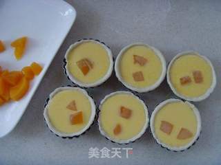 黄桃蛋挞(飞饼版)的做法步骤:9