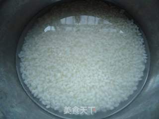 香甜荷叶粥的做法步骤:2