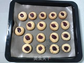 特浓奶香蓝莓酱酥饼的做法步骤:11