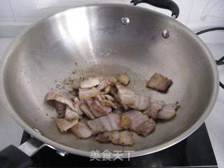 卷心菜回锅肉的做法步骤:4