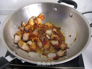 卷心菜回锅肉的做法步骤:7