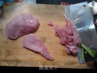 眉豆肉片的做法步骤:4