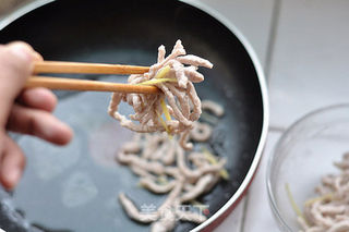 蚝油三丝的做法步骤:5