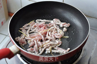 蚝油三丝的做法步骤:4