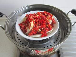 剁椒芋头的做法步骤:8
