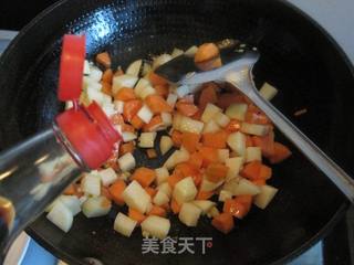 咖喱鸡丁饭的做法步骤:6