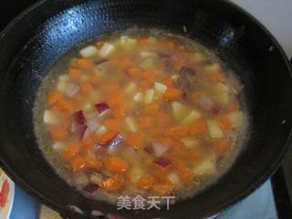 咖喱鸡丁饭的做法步骤:8