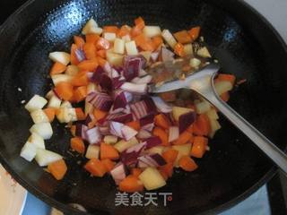 咖喱鸡丁饭的做法步骤:7