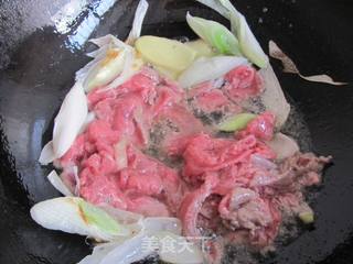 快手爽滑青椒牛肉的做法步骤:8