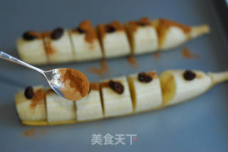 肉桂烤香蕉的做法步骤:3