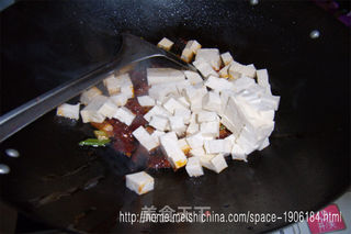 麻婆豆腐的做法步骤:4