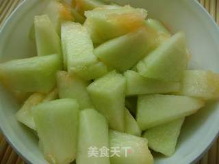 甜瓜果酱的做法步骤:2