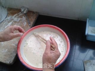 鸡蛋薄饼~~~姥姥的老味道的做法步骤:5
