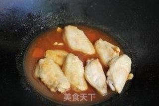 番茄酱焖鸡翅的做法步骤:6
