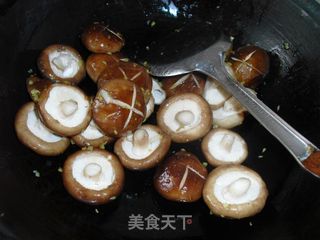 香菇油菜的做法步骤：6