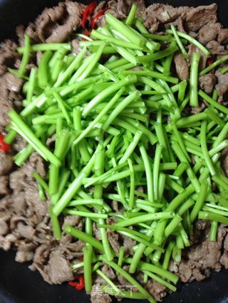 沙茶羊肉炒空心菜【傳統的羊肉食譜】新鮮嚐的做法步骤:11