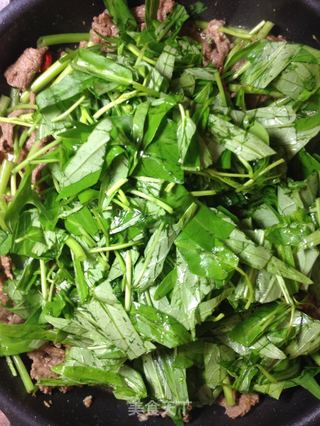沙茶羊肉炒空心菜【傳統的羊肉食譜】新鮮嚐的做法步骤:12