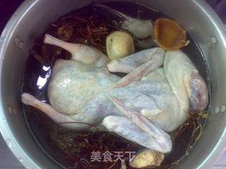 鸡骨草陈皮水鸭汤的做法步骤:4