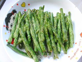 家常菜飘香——简易版干煸豆角的做法步骤:4