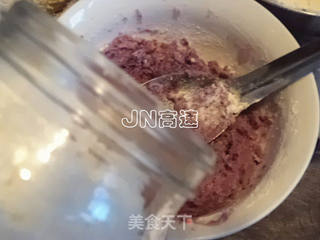 纯天然的味道——花色紫薯豆沙冰皮月饼的做法步骤:5