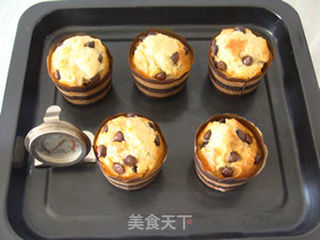 香蕉巧克力豆玛芬的做法步骤：12