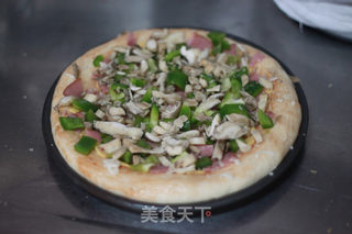 披萨-松软饼底的做法步骤：7