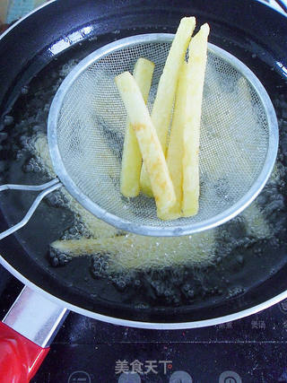 【沙茶薯条】薯条的另一种口味的做法步骤:7