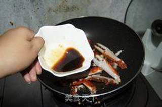 鸡蛋炒蟹脚的做法步骤:10