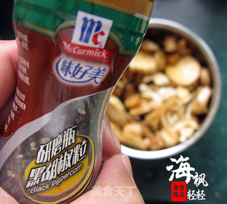 香煎双菇的做法步骤:4
