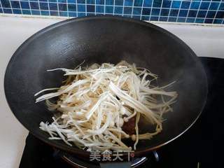 金针肥牛的做法步骤：6