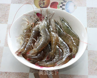 茶香干煸虾的做法步骤:4