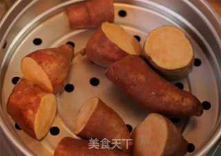 红薯丸子的做法步骤：1