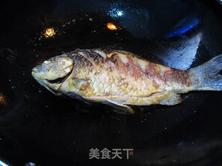 醋椒鲫鱼的做法步骤:3