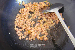 榄菜肉末豆丁的做法步骤:9
