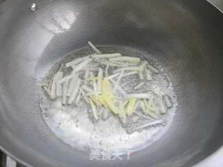 鲜美蛋白质——蚝油三丝的做法步骤:3