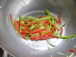 鲜美蛋白质——蚝油三丝的做法步骤:4