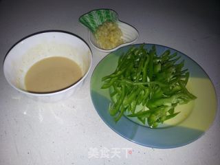 蒜蓉椒丝腐乳炒通菜的做法步骤：3