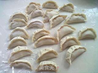 白菜猪肉水饺的做法步骤:13