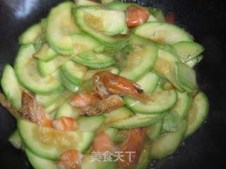 美味简单小菜---西葫芦虾的做法步骤:7