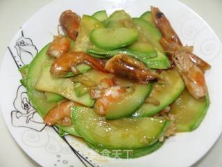 美味简单小菜---西葫芦虾的做法步骤:8