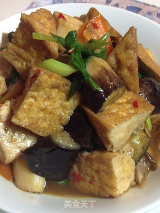 油豆腐燒茄菇 【傳統的家常炒菜】新鮮嚐的做法步骤:21