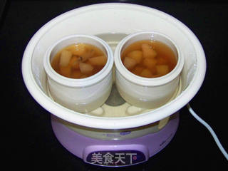 【中药材炖梨】的做法步骤:10